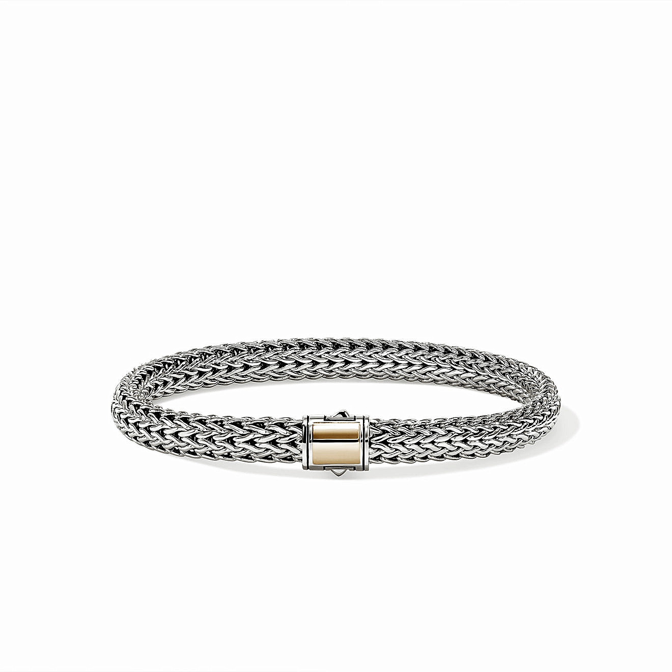 Sterling/14K White & Yellow Gold Icon Collection Bracelet