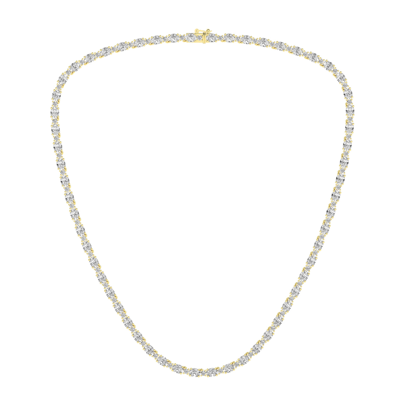 14K Yellow Lab Grown Diamond 18 inch Necklace