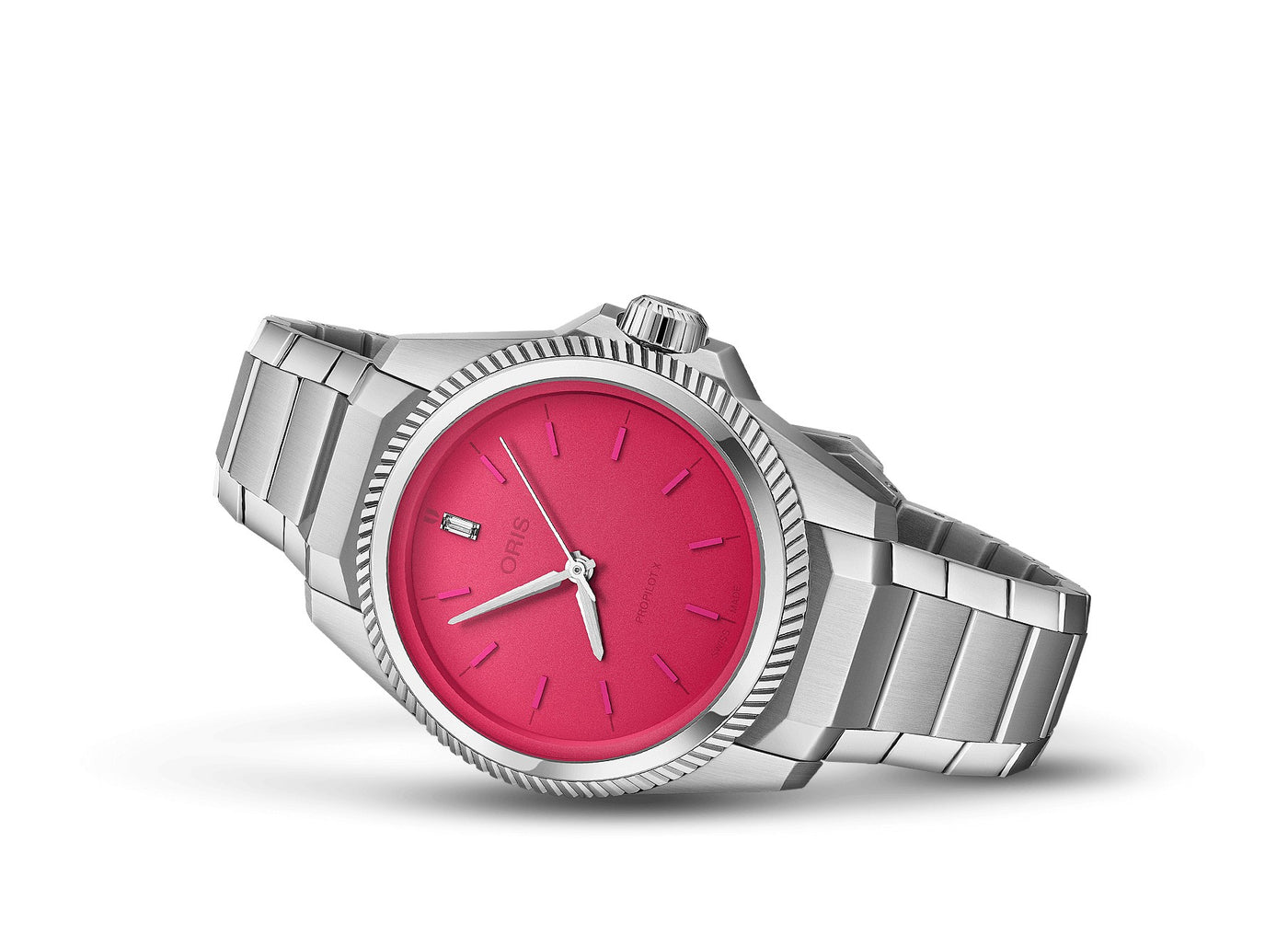 ORIS Watches USA, Inc Miss Piggy 34 mm Stainless Steel