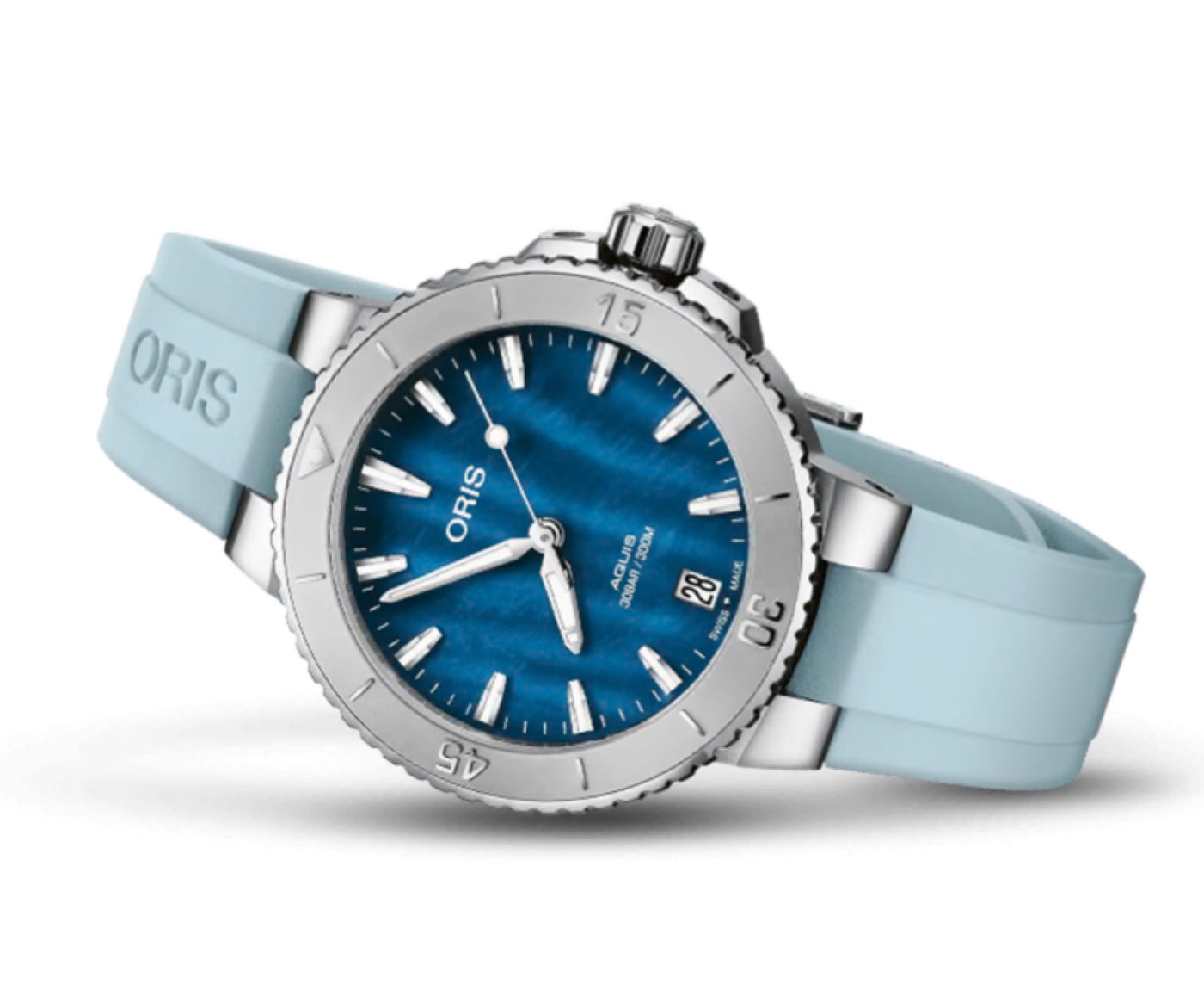 ORIS Watches USA, Inc Aquis Date 36.5 mm Stainless Steel
