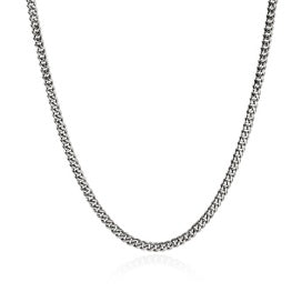 Sterling Silver 3.90  mm Curb Link Necklace 22 inch