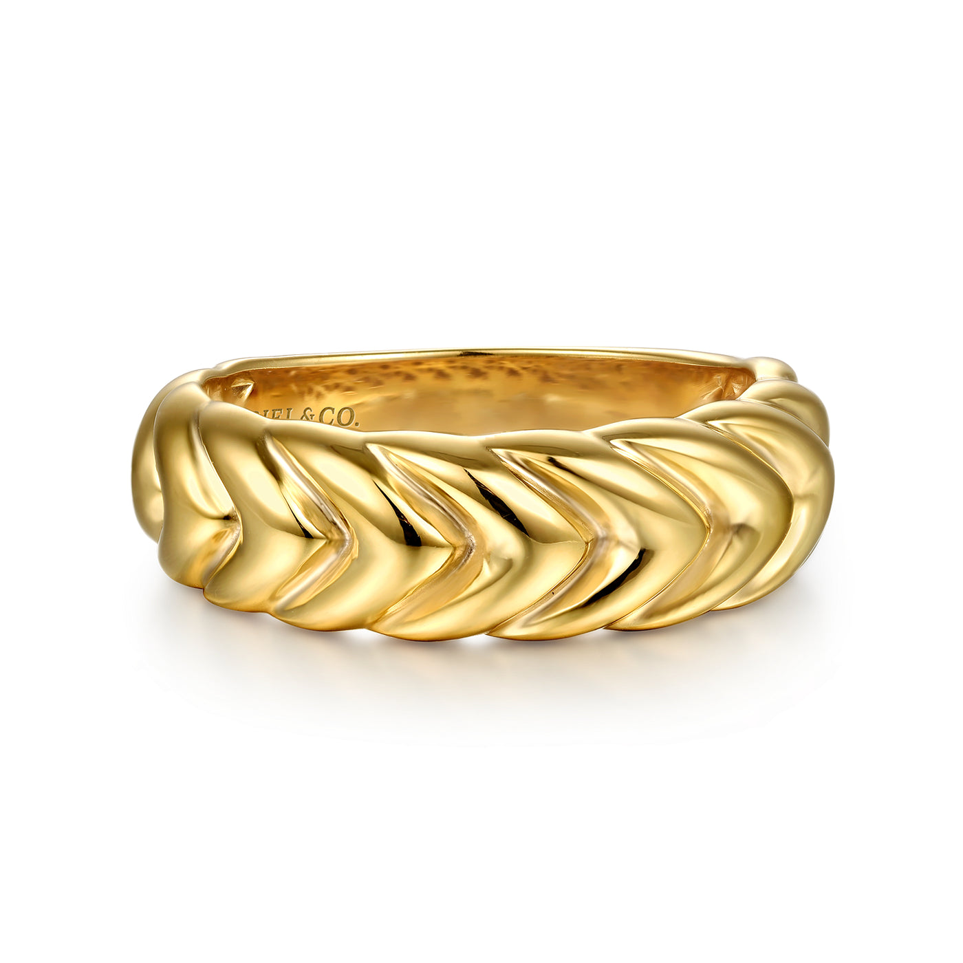 14K Yellow Stackable Ring Size 6.5