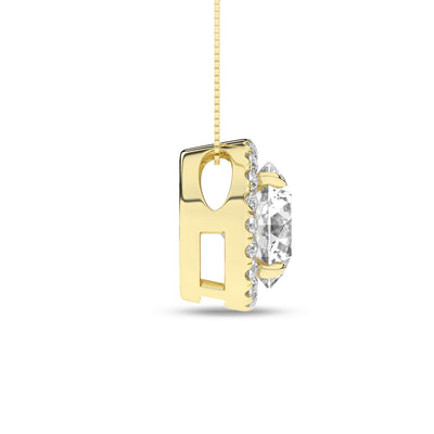 14K Yellow Lab Grown Diamond 18 inch Necklace