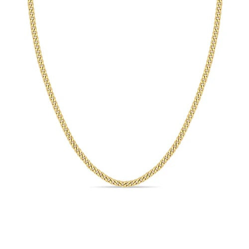 14K Yellow 18 Inch Wheat Chain
