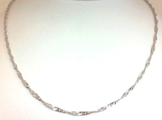 Sterling Silver Singapore 20 Chain