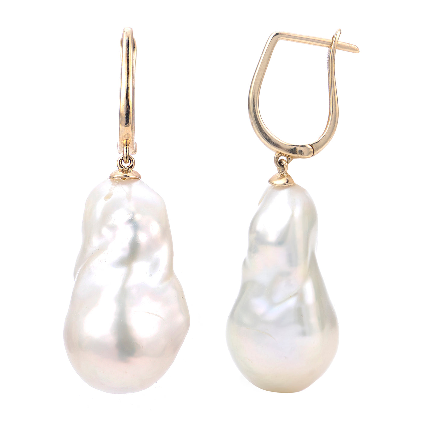 14KT Yellow Gold Freshwater Pearl Earring