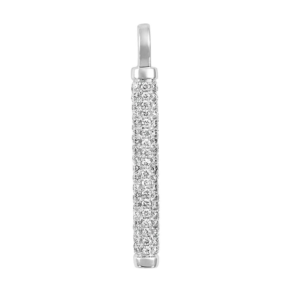 14K White Lab Grown Diamond Pendant