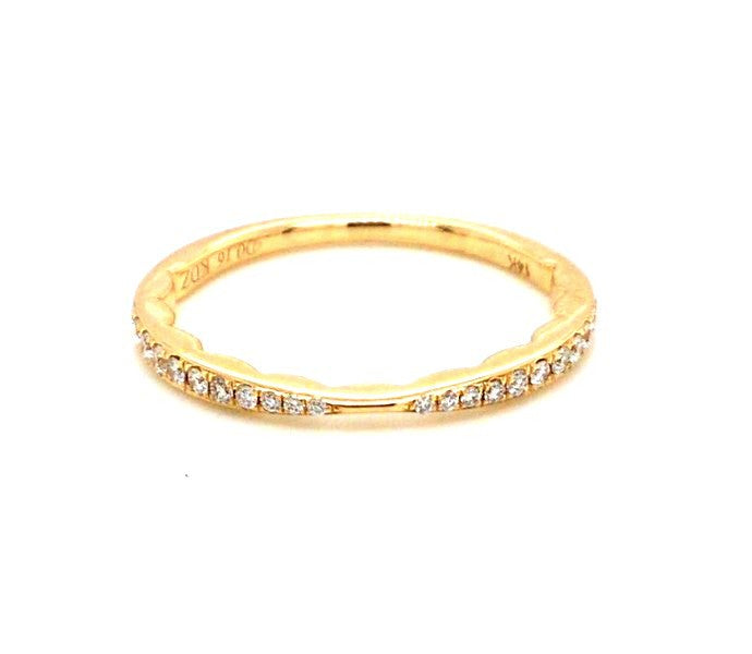 14K Yellow Gold Natural Diamond Wedding Ring