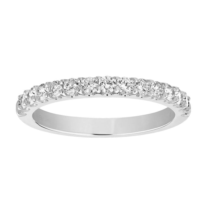 14K White 1 ctw. Natural Diamond Wedding Ring