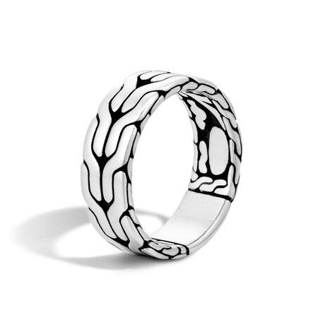 Sterling Silver White Classic Collection Ring Size 10