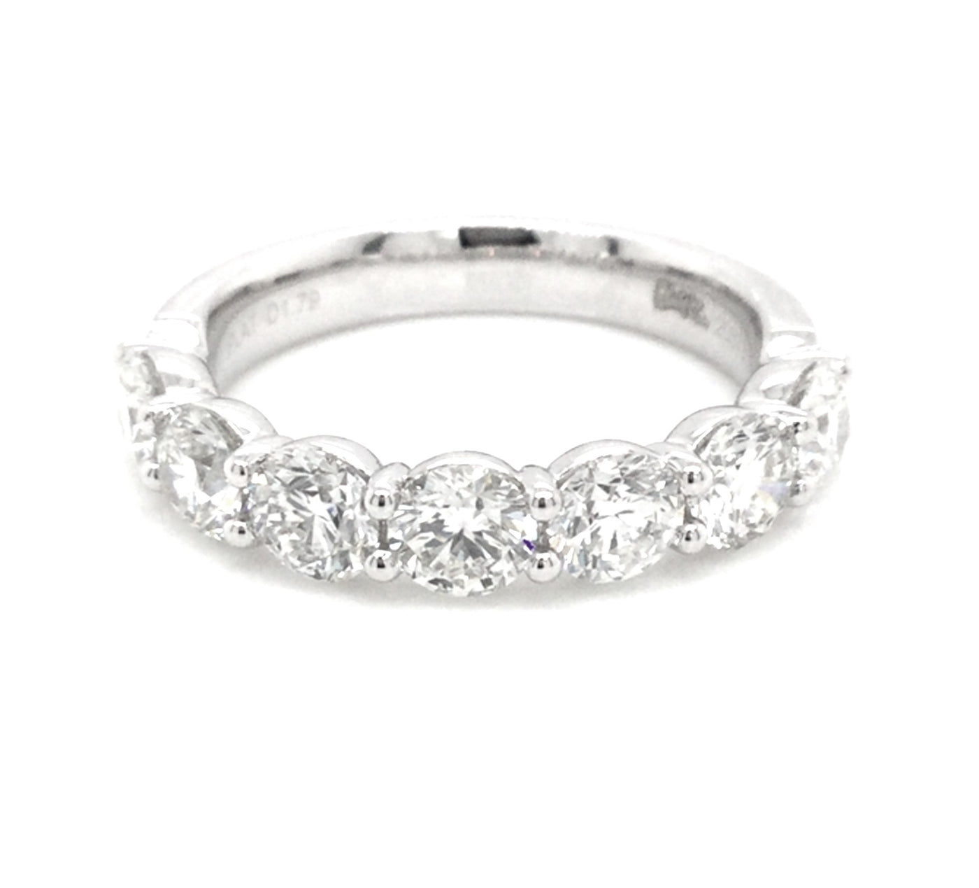 Platinum 1.79 ctw. Natural Diamond Wedding Ring