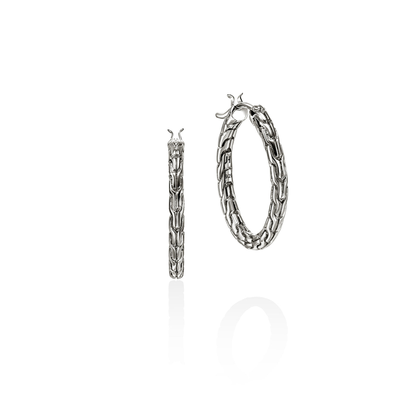 Sterling Silver 22 mm Hoop Earrings