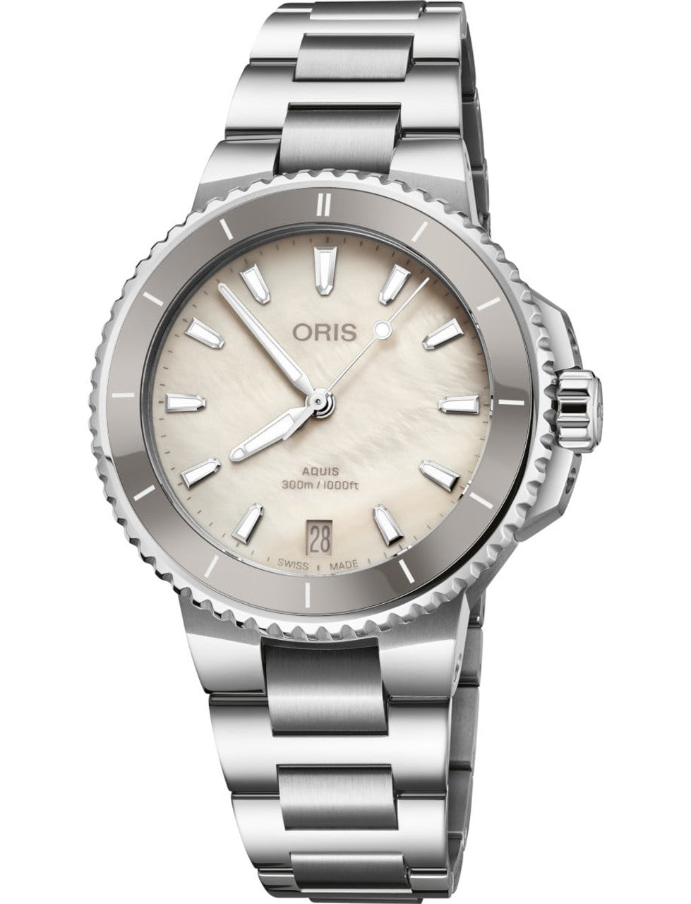 ORIS Watches USA, Inc Aquis Date 36.5 mm Stainless Steel