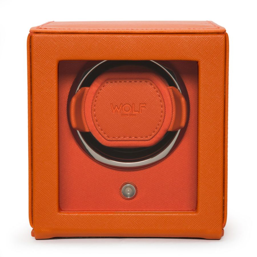 Wolf 1834 Cub Single Watch Winder-Orange