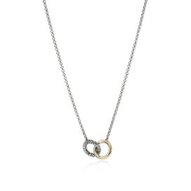 Sterling/14K Yellow & White Essentials Collection Necklace