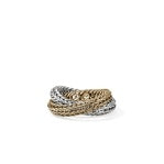 Sterling/14K Yellow & White Kami Collection Ring Size 7