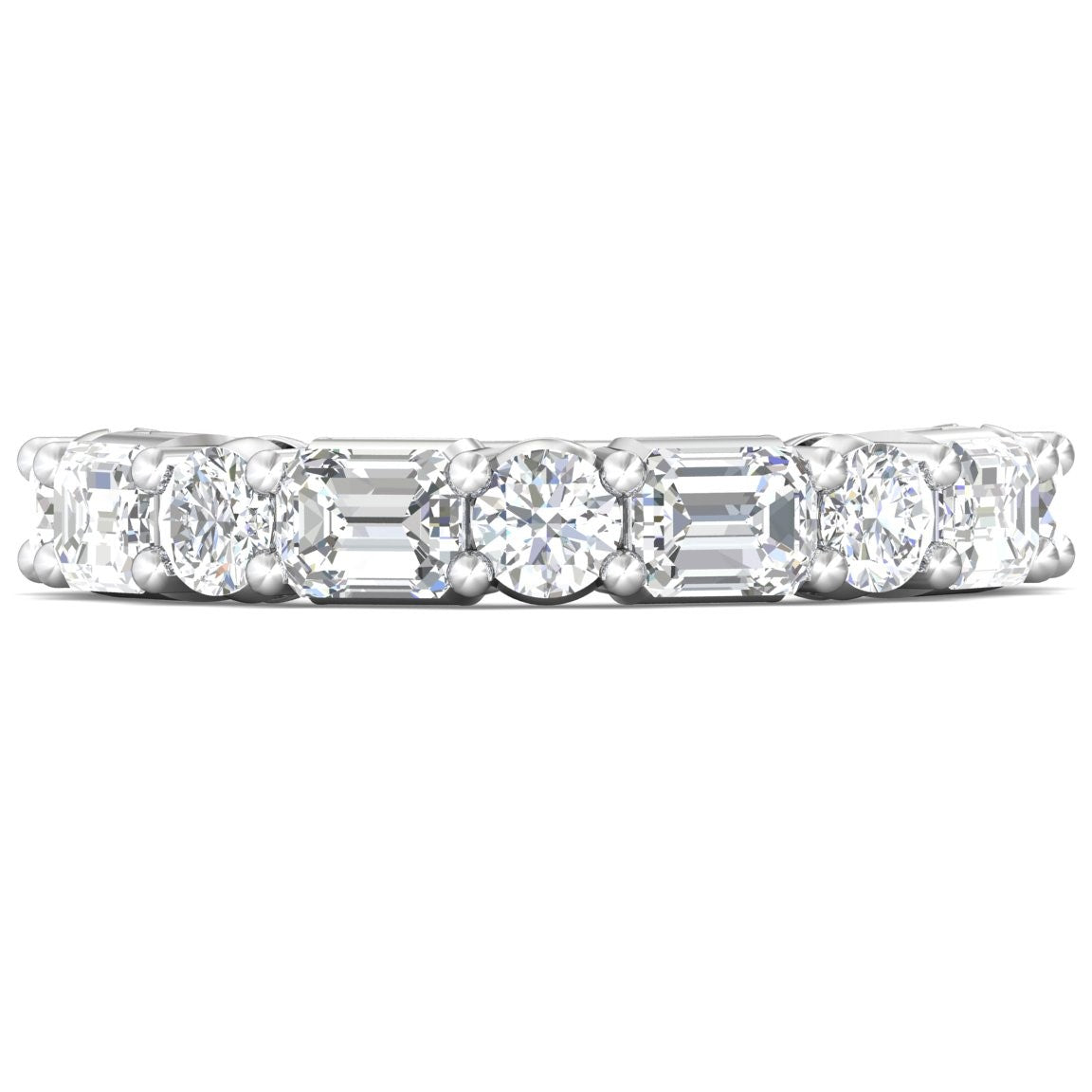 Platinum 1.89 ctw. Natural Diamond Wedding Ring