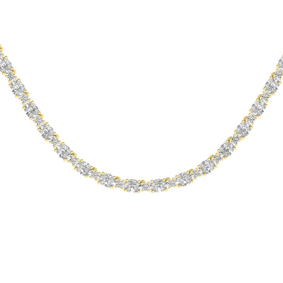 14K Yellow Lab Grown Diamond 18 inch Necklace