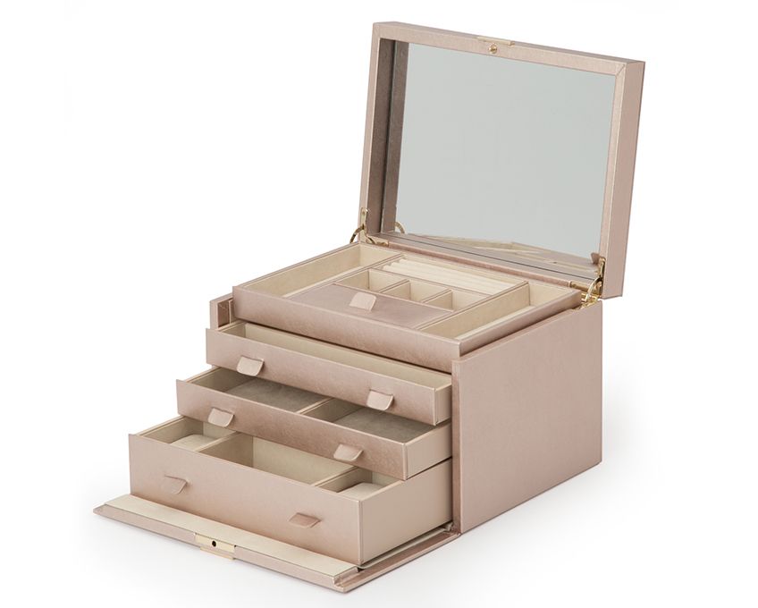 Luxury Jewelry Box Leather Finish