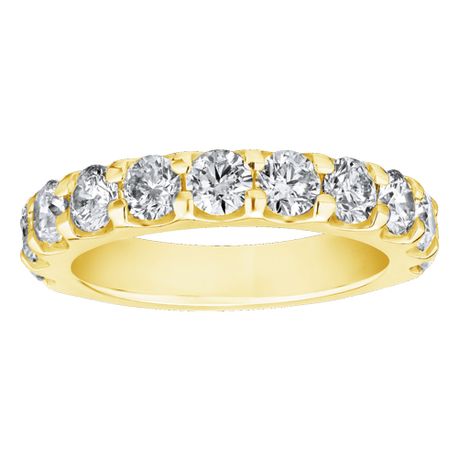 14K Yellow 0.75 ctw. Natural Diamond Wedding Ring