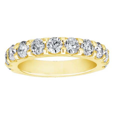 14K Yellow 1 ctw. Natural Diamond Wedding Ring