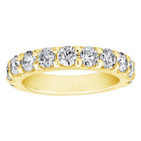 14K Yellow Gold 0.75 ctw. Natural Diamond Wedding Ring