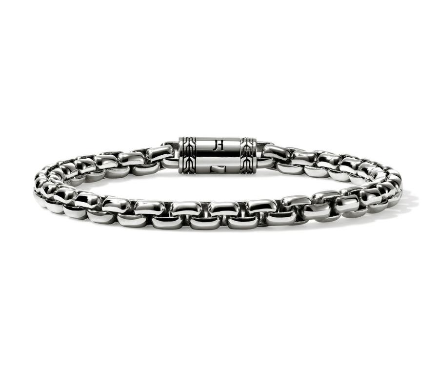 Sterling Silver Box Chain Bracelet
