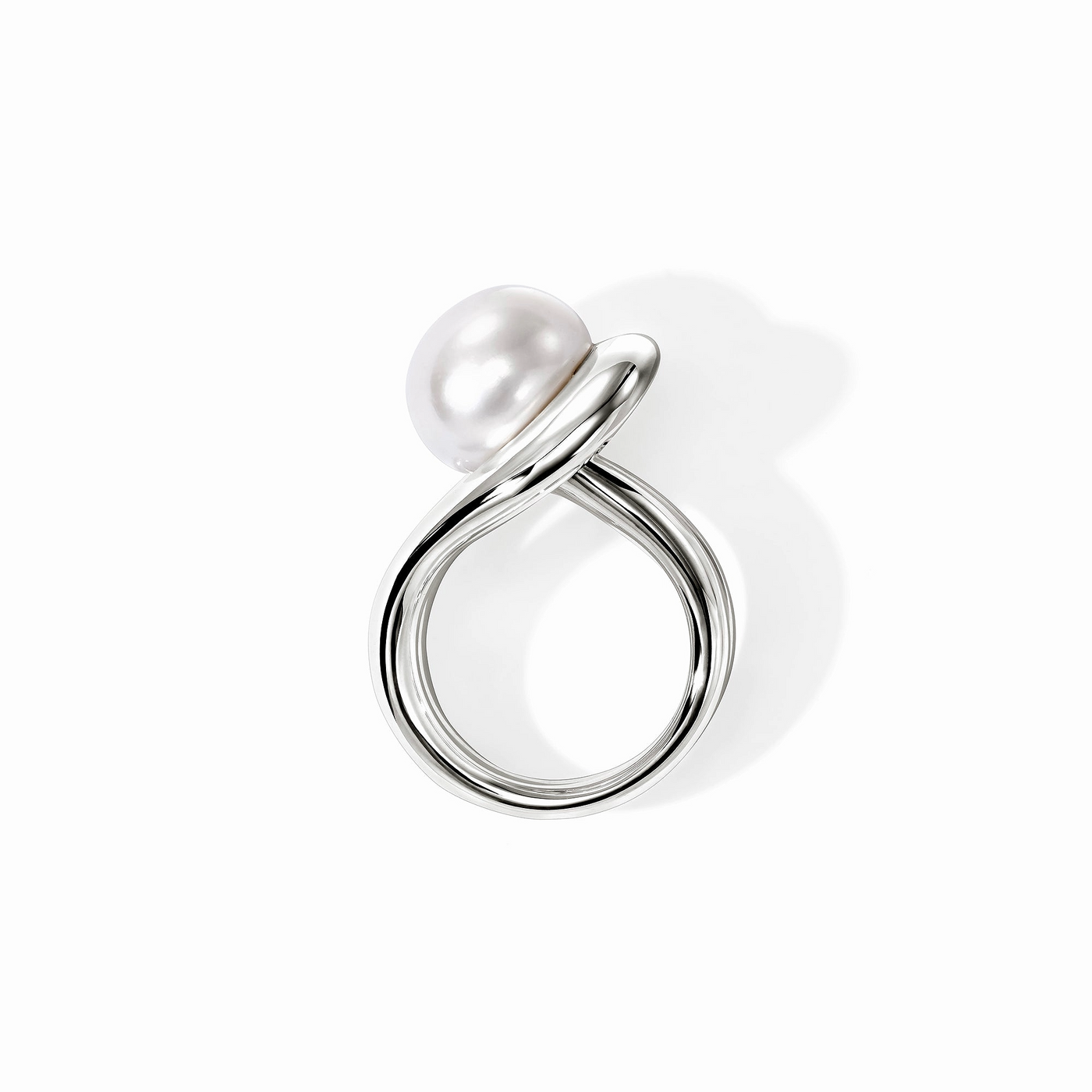 Sterling Silver Surf Collection Fresh Water Pearl Ring