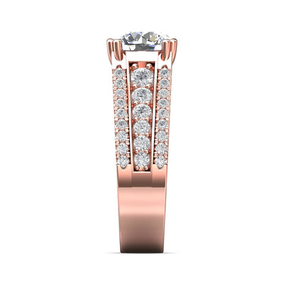 FlyerFit Encore 14K Pink Gold Engagement Ring