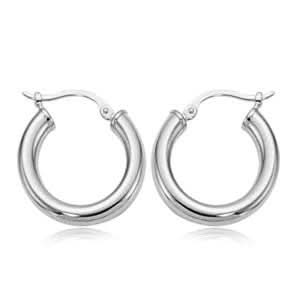 Sterling Silver Hoop Earrings