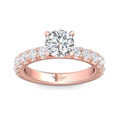 FlyerFit Encore 14K Pink Gold Engagement Ring