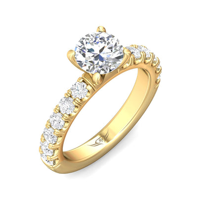 FlyerFit Encore 14K Yellow Gold Engagement Ring