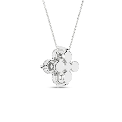 14K White Lab Grown Diamond 18 inch Necklace