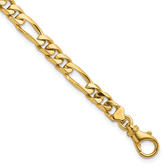 14K Yellow Gold Figaro Bracelet