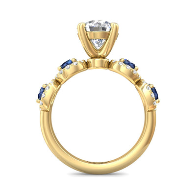 FlyerFit Encore 14K Yellow Gold Engagement Ring