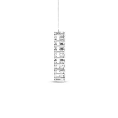 14K White Lab Grown Diamond 18 inch Necklace