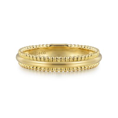 14K Yellow Stackable Ring Size 6.5