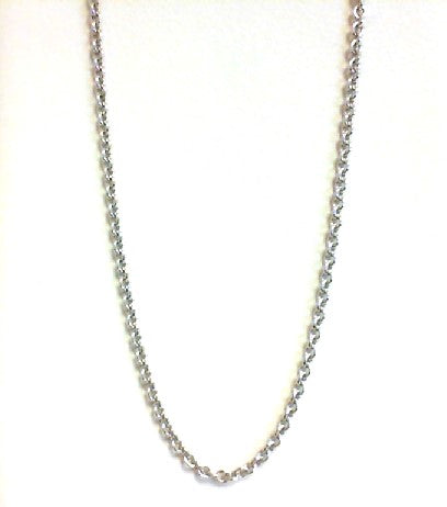 Sterling Silver Cable Link 16 Chain