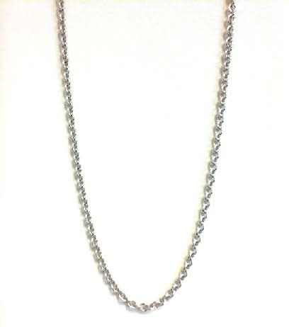 Sterling Silver Cable Link 18 Chain