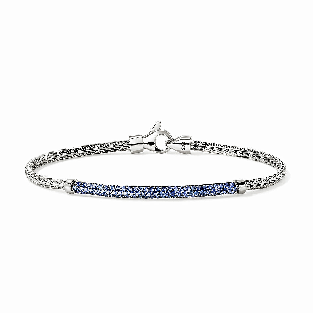 Sterling Silver Blue Sapphire Essentials Bracelet