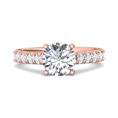 FlyerFit Encore 14K Pink Gold Engagement Ring