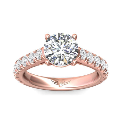 FlyerFit Encore 14K Pink Gold Engagement Ring