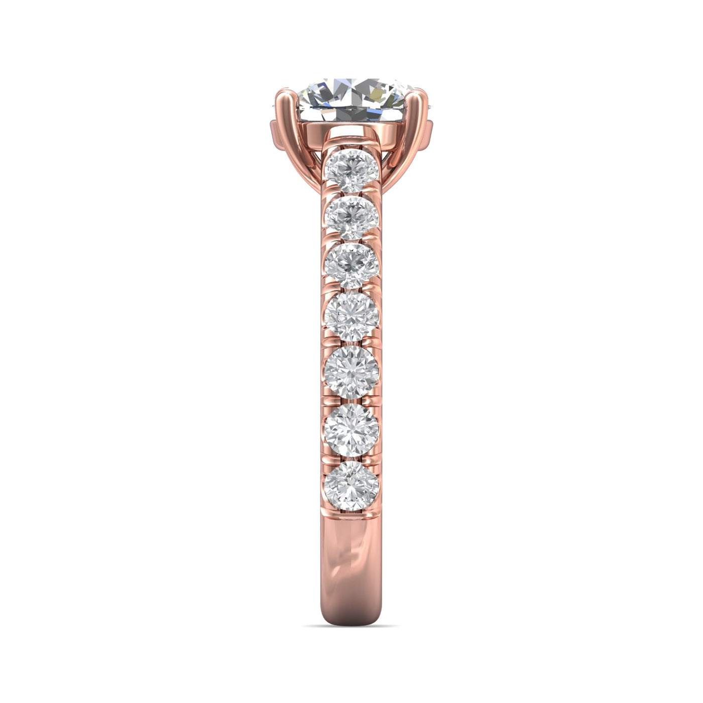 FlyerFit Encore 14K Pink Gold Engagement Ring