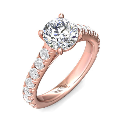 FlyerFit Encore 14K Pink Gold Engagement Ring