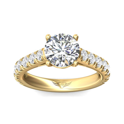 FlyerFit Encore 14K Yellow Gold Engagement Ring