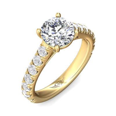 FlyerFit Encore 14K Yellow Gold Engagement Ring