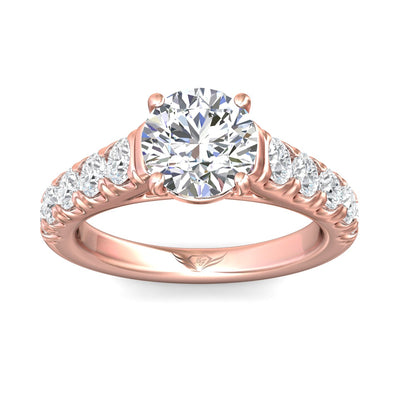 FlyerFit Encore 14K Pink Gold Engagement Ring