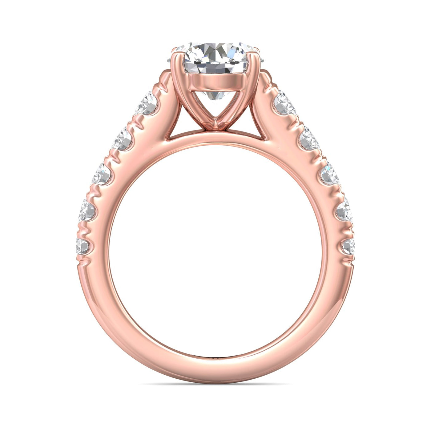 FlyerFit Encore 14K Pink Gold Engagement Ring