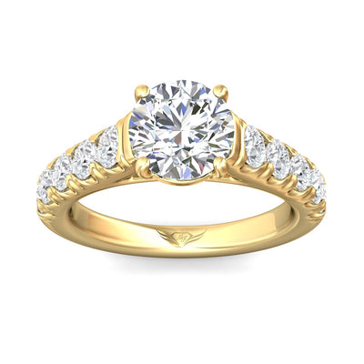 FlyerFit Encore 14K Yellow Gold Engagement Ring