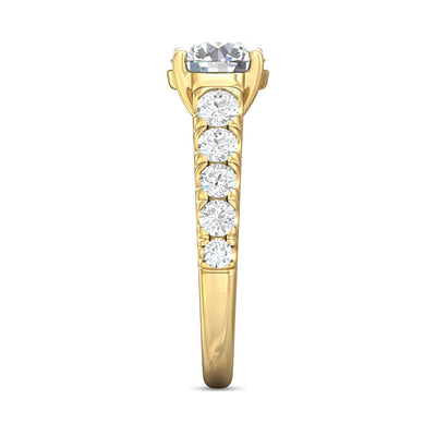 FlyerFit Encore 14K Yellow Gold Engagement Ring